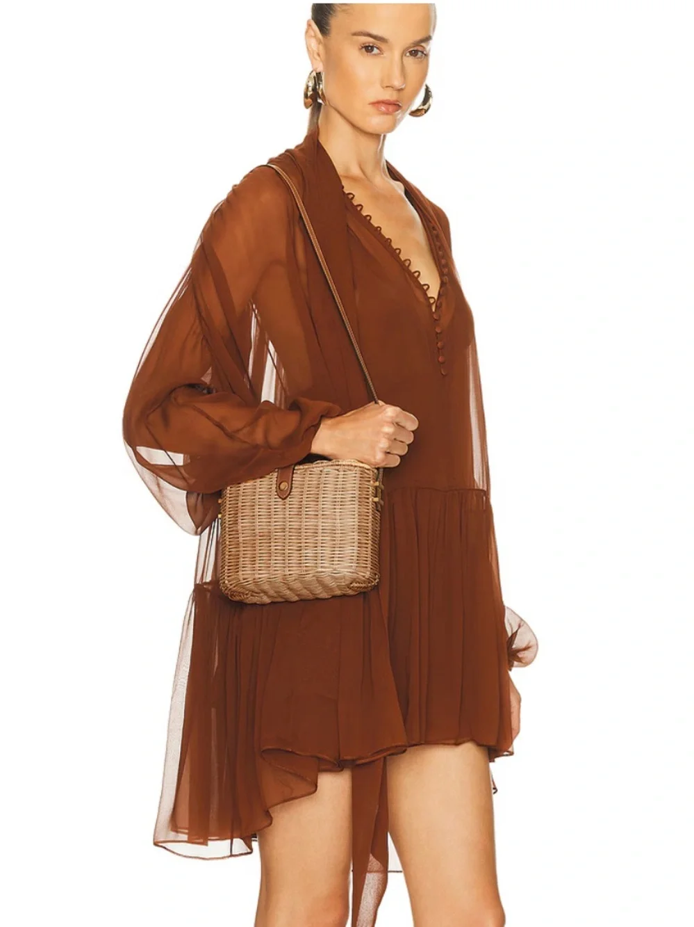 New Saint Laurent wicker vanity bag - Picture 8 of 8